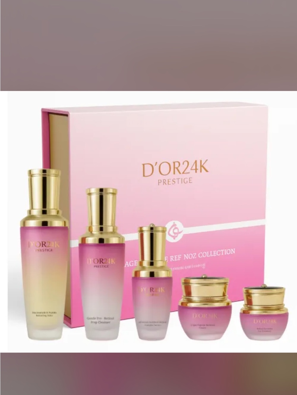 D'OR24K Prestige The Age-Reverse Retinol Collection NIB factory sealed